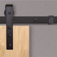 Casa schuifdeurset staal zwart 100kg l.2100mm voor deurbladbreedte 910-1000mm