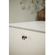 Knop chateau ø30x30 zamak antiek bruin