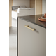 Greep chateau ba128 l180 zamak geborsteld goud