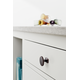 Knop Classic ø34x28 zamak antiek bruin
