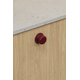 Knop COLETTE BA16 zamak rood