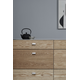 Knop elan ba32 l50 alu RVS look