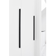 Greep elan ba1088 l1200 alu geborsteld mat zwart