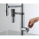 Vital - Filtersysteem met beweegbare uitloop / Chroom-Gun metal