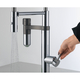 Vital - Filtersysteem met beweegbare uitloop / Chroom-Gun metal