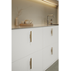 Greep facet ba32 l156 alu mat goud