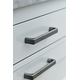 Greep fold ba160 l170 zamak antiek grijs