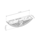 Verbindingssysteem voor lichtgewichtpanelen zonder randhout LC P-16x17 1000 st