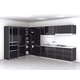 Scharnier-set Monoflat Lin-X450 vernikkeld