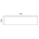 Infinity led Panel 230V rechthoekig 4000K