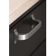 Greep locker ba128 l140 zamak RVS-look