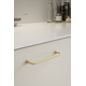 Greep LOUNGE BA160 L174 messing geborsteld goud