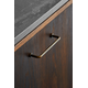 Greep LOUNGE BA128 L142 zamak antiek bruin