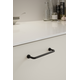 Greep LOUNGE BA128 L142 zamak mat zwart