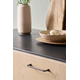 Greep LOUNGE BA160 L174 zamak gunmetal