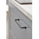 Greep LOUNGE BA160 L174 zamak mat zwart