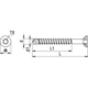 Sparibo schroef PK Torx met verzonken kop 4 x