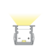 Moove2 led profiel 3m WDC 24V 10W/M zwart