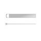 Chic line front/rugset  glas l. 770  h.61  d.4mm