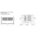 Traploos in de breedte verstelbaar hangmapregisterframe Systema Top 2000, 
 1032 - 1204, zwart