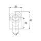 Glasdeurslot 4-10mm met sluitplaat