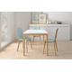 Tafel uitsch. Toy 120x80 wit-glas antraciet