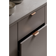 Greep VANN BA64 L100 aluminium rvs-look