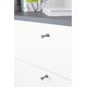 Knop DIABOLO Ø13.5 aluminium geborsteld zwart