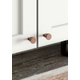 Knop NEXX Ø25 aluminium rvs-look