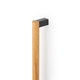 Greep ETO BA992-496 L1006.6 hout / aluminium zwart / eik