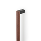 Greep ETO BA992-496 L1006.6 hout / aluminium zwart / walnoot