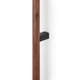 Greep ETO BA992-496 L1006.6 hout / aluminium zwart / walnoot