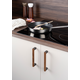 Greep ETO BA320 L334.6 hout / aluminium zwart / eik