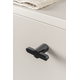 T-knop FUSION L58 zamak geborsteld messing cava