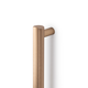 Greep MOON BIG BA384 L424 aluminium geborsteld messing cava