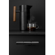 Greep POINT L110 aluminium titanium zwart