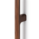 Deurgreep enkel LUV WOOD BIG BA992-496 L1026.5 hout walnoot