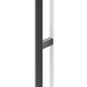Greep BROOKLYN BA528-1056 L1066 aluminium titanium zwart