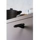 T-knop BROOKLYN L55 aluminium geborsteld messing cava