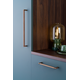 Greep BROOKLYN BA160 L170 aluminium geborsteld brons