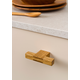 T-knop HAKO L76 hout walnoot