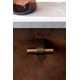 T-knop CASEY L60 aluminium zwart textuur / mat zwart