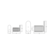 Jashaak BROOKLYN L40 aluminium geborsteld messing cava
