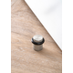 Deurstopper GRAF Ø27 aluminium rvs-look