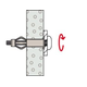 Hollewandplug Fischer HM4 x 45S met metrische schroef