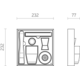 Fit cocktail set zwart (B)