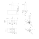 Novy Vision 120 cm wit glas wanddampkap