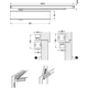 Geze deurpomp ts 5000 v zilver(zonder arm)