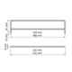 Chic line verdeler antraciet h.105  l.416mm