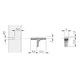 Schabdrager K-line nikkel diameter 3mm voor glas